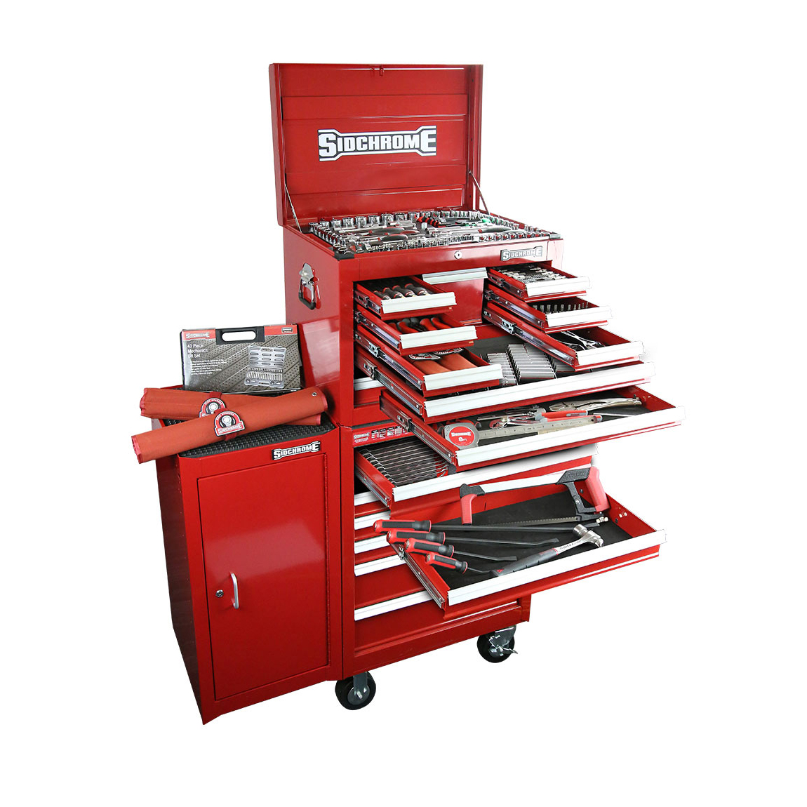 356 Piece Met A/F Tool Kit Roll Cab, Top Chest + Side Cab (Apprentice)