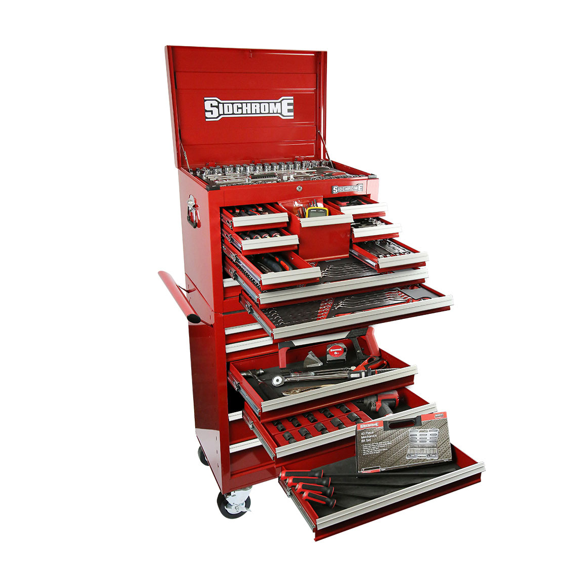 334 Piece Met A/F Tool Kit Roll Cab + Top Chest (Apprentice)