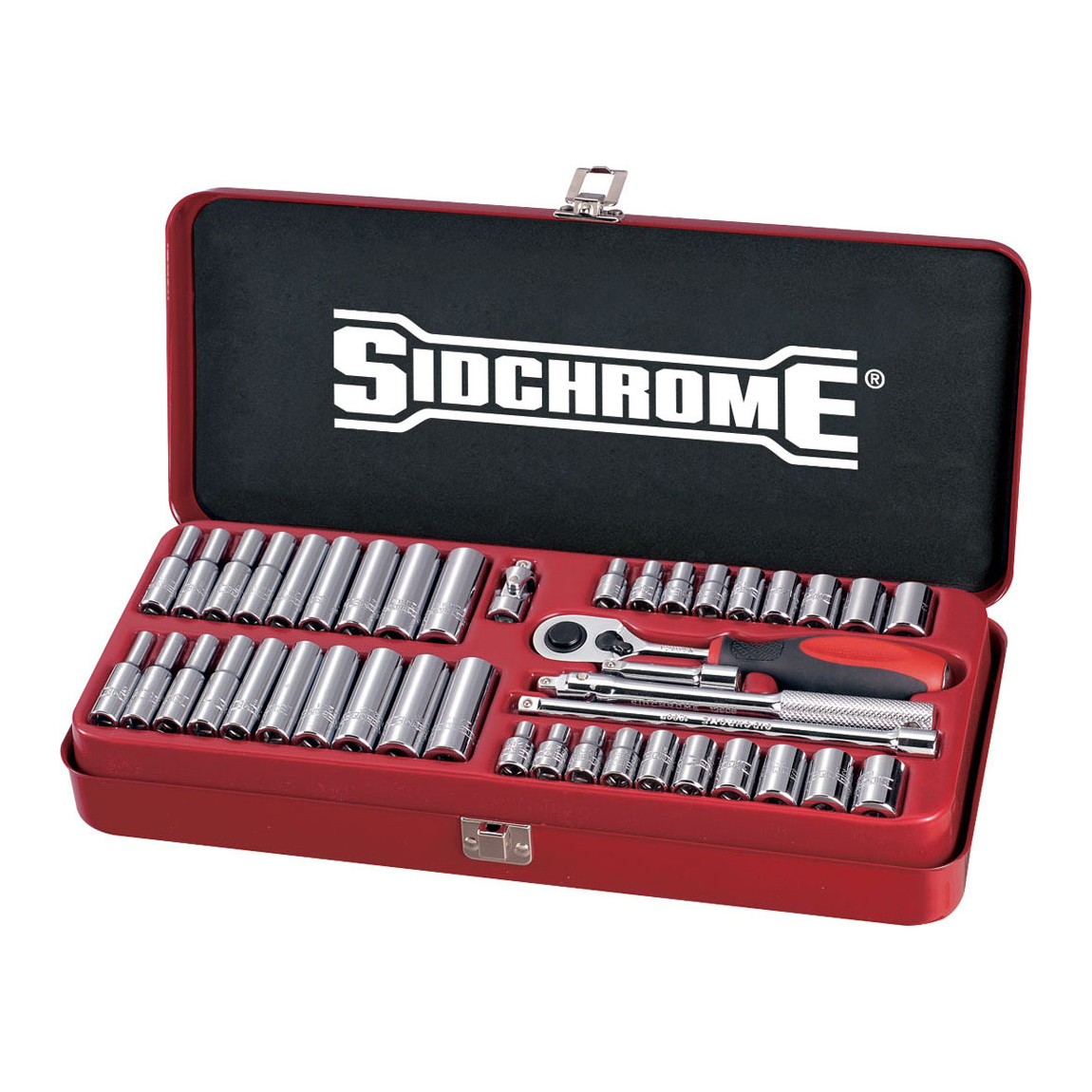 43 Piece Metric/AF 1/4" Drive Socket Set