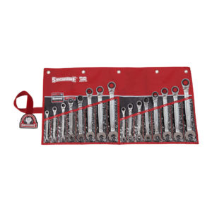 16Pc 467 Pro Series Geared Spanners Set - Metric