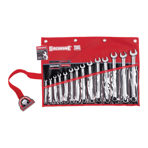 14Pc Ring & Open End Spanner Set - Metric