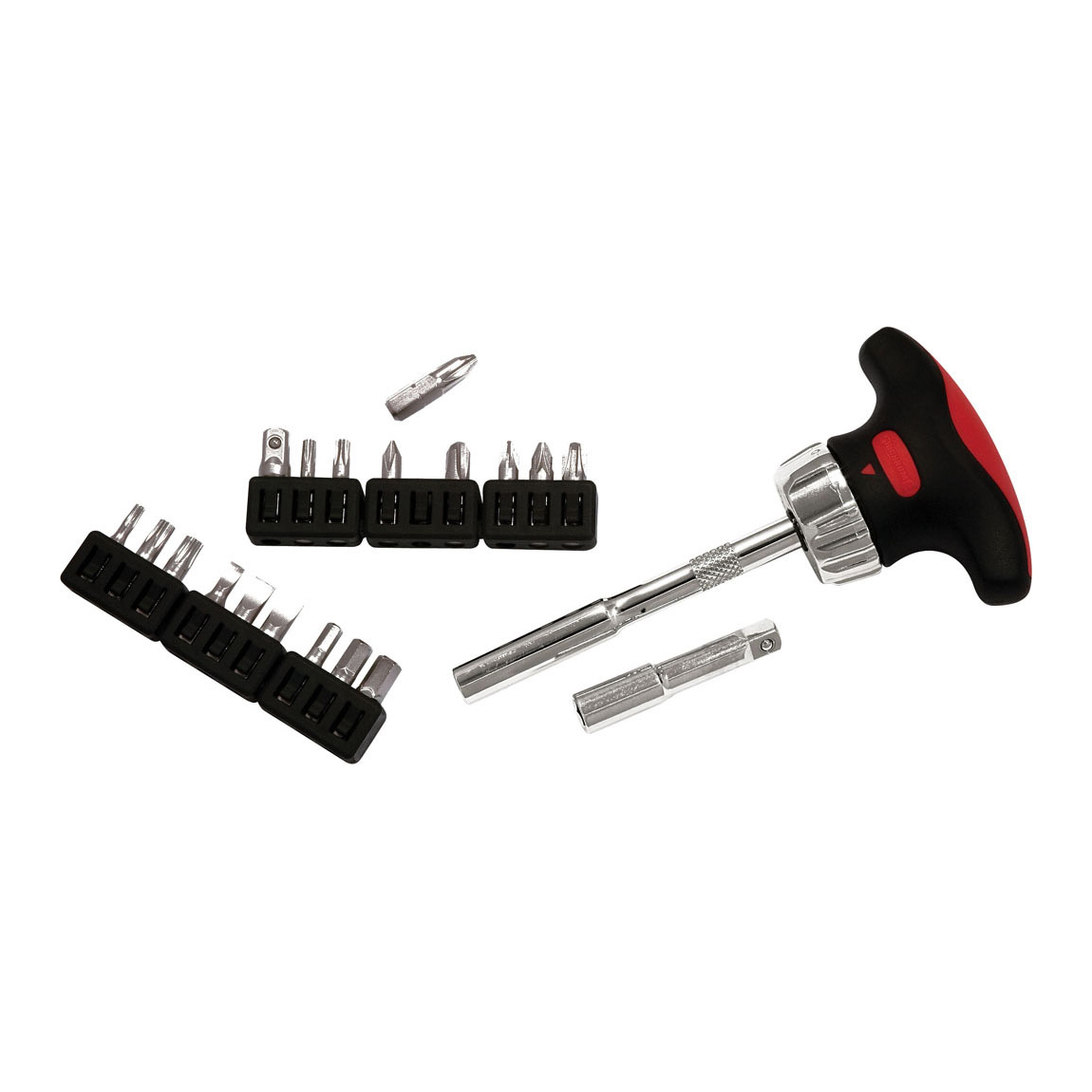 21 Pce T-Handle Ratcheting Screwdriver
