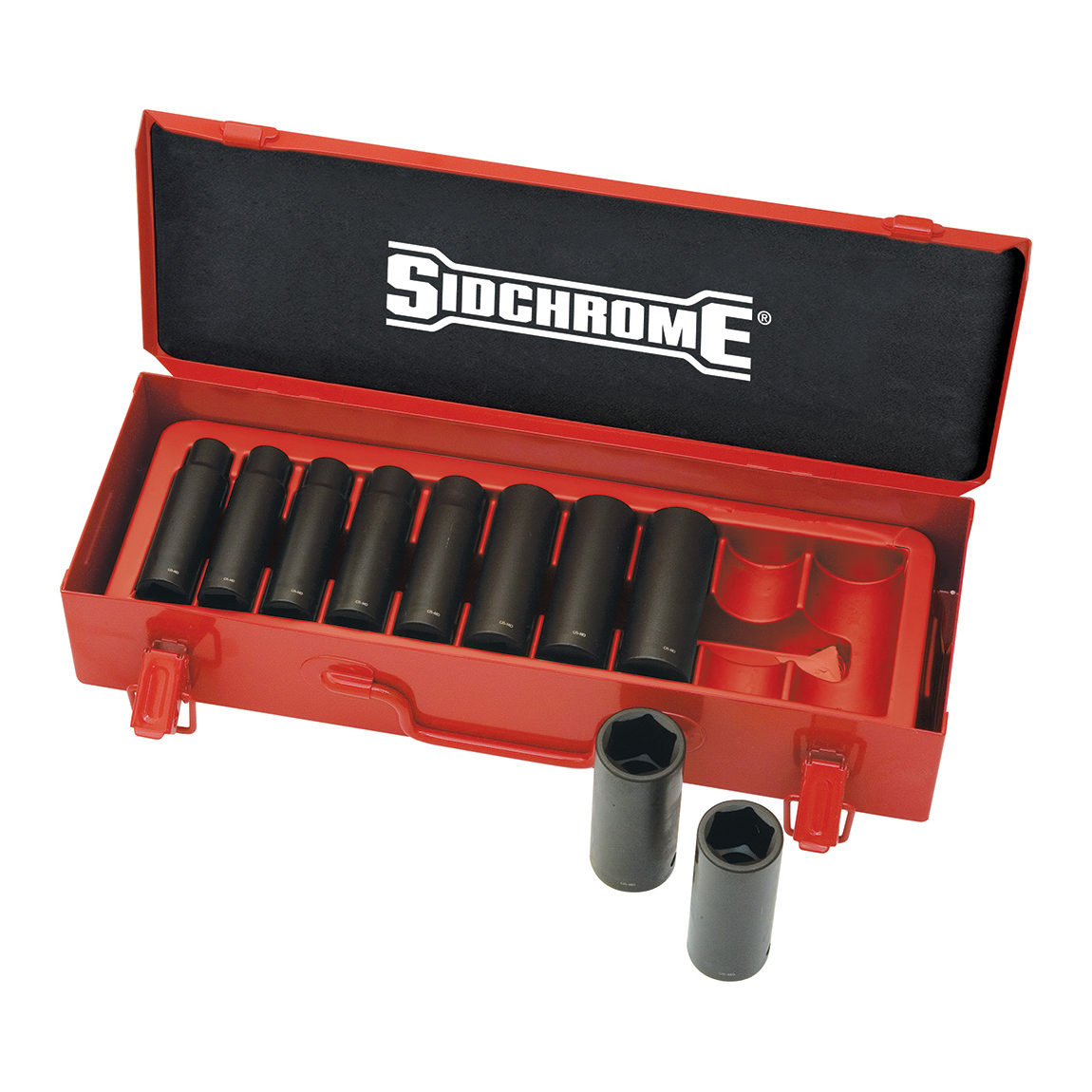 10 Piece 1/2” Drive Long Impact Socket Set - AF