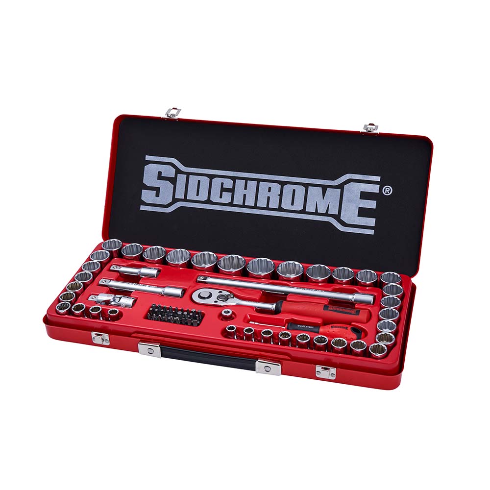 69PC 1/2" Drive Socket Set Met/AF