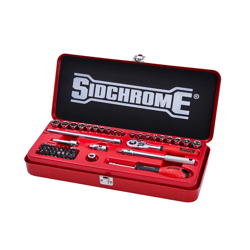 53PC 1/4" Drive Socket Set Met/AF