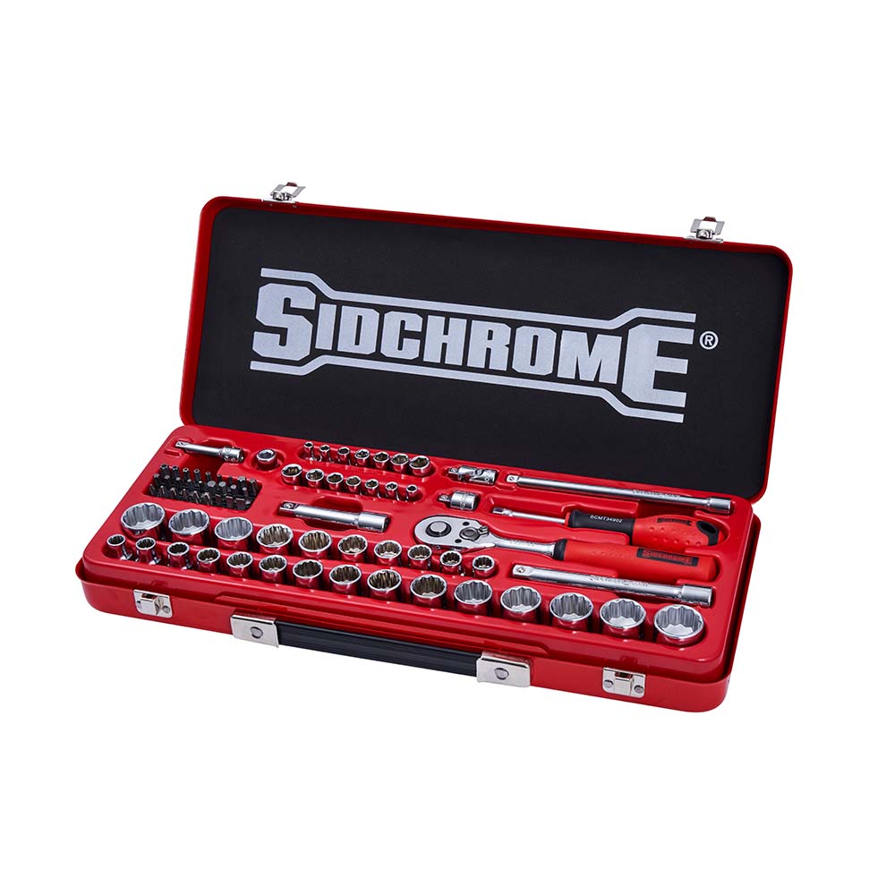 75PC 1/4" & 3/8" Drive Socket Set
