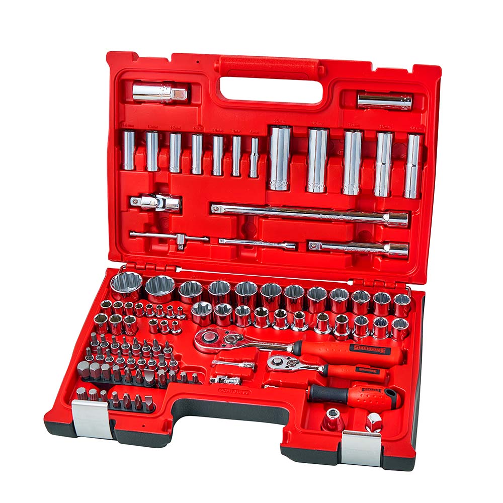 98 Pce 1/4" & 1/2" Dr Socket Set Me